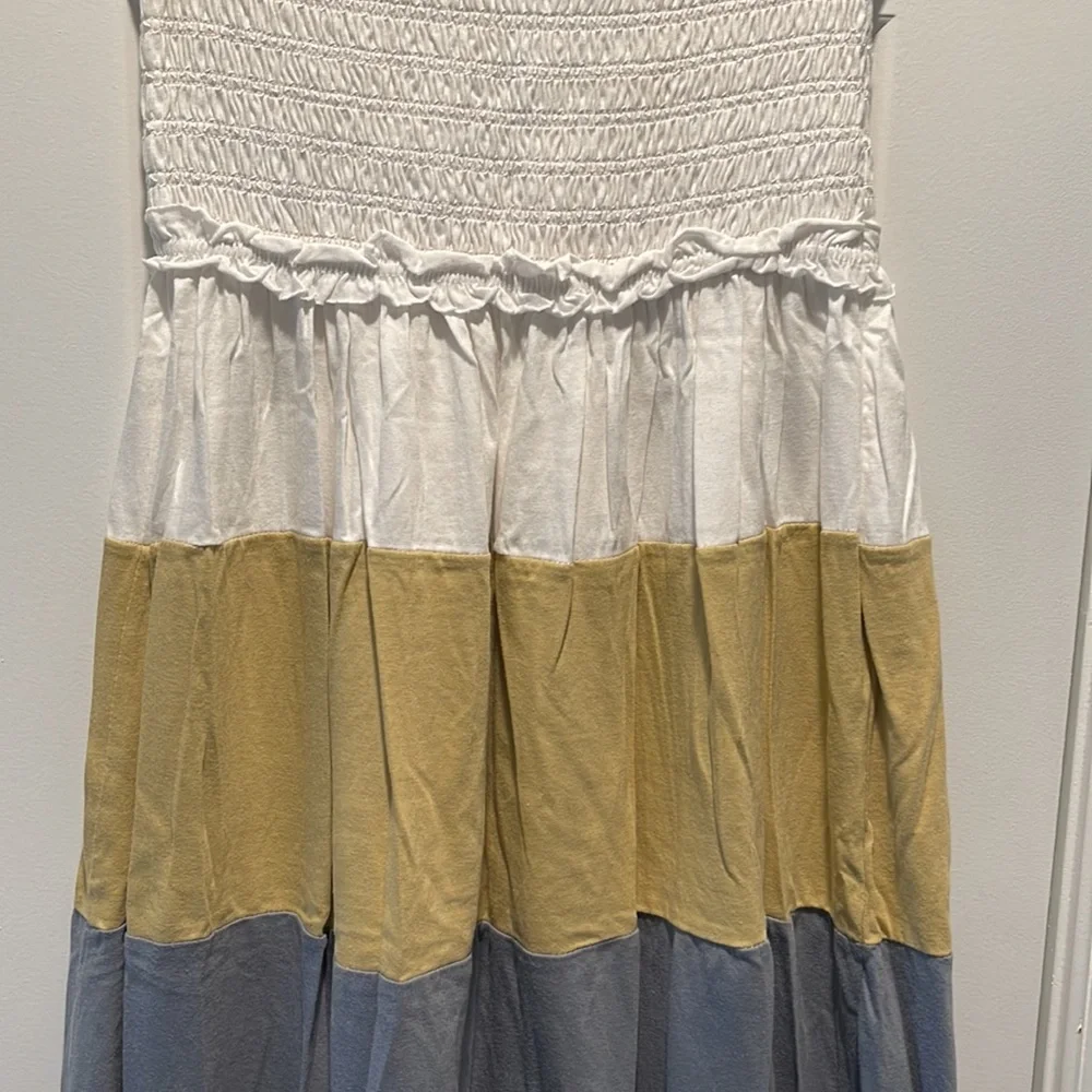 Ocean Breezy Tube Color-block Dress - Picture 7 of 10